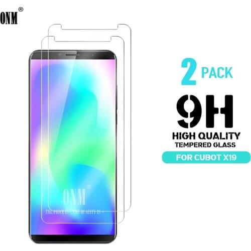2Pcs Tempered Glass For Cubot X19 Screen Protector Premium Tempered Glass Cubot X19 Screen Protective Film