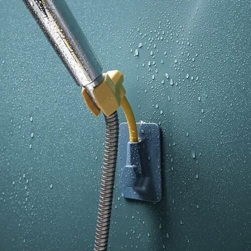 Shower Head Holder Adjusting 360 Degree Headstand Nozzle Hanger Punch-free Wall Mount Holder Shower Bathroom Universal