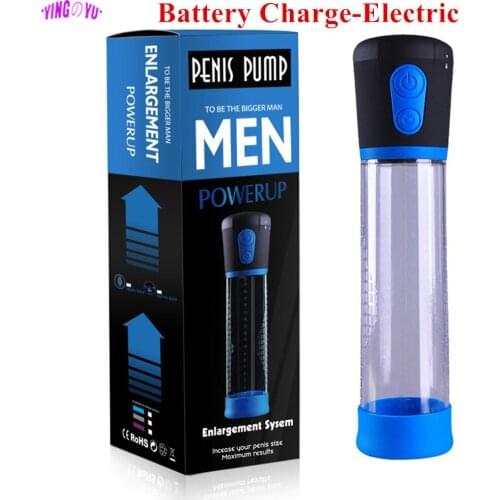 Electric Penis Pump Sex Toys for Men Male Masturbator Penis Extender Penile Vacuum Pump Penis Enlargement Enhancer Massager Ring