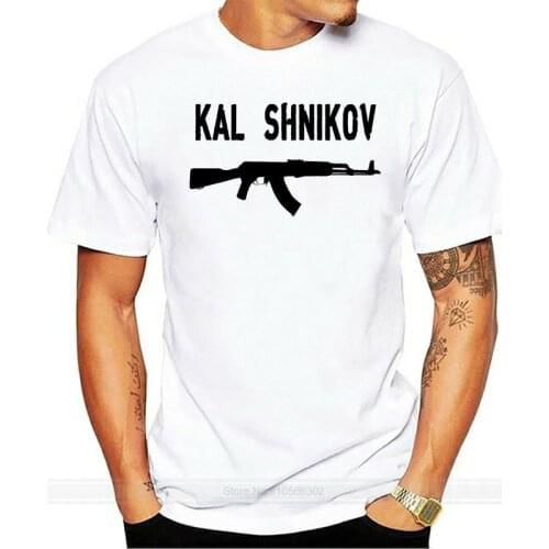 Gun Shirt - Ak - 47 Kalashnikov Hip Hop Novelty T Shirts Mens Brand Clothing male brand teeshirt men summer cotton t shirt