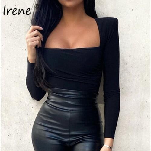 Женские боди с длинным рукавом Irene China At AliExpress