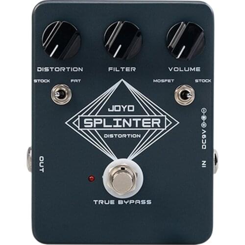 JOYO JF-21 SPLINTER Sought-after Classic Distortion Pedal and Fuzz Effect Pedal True Bypass