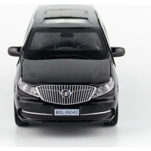 1: 32 Buick GL8 Business Car Door Alloy Car Model Simulation Childrens Toy Boy Birthday Christmas New Year Gift Black