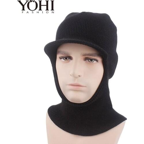 New fashion Mens and womens winter hats woolen hoods outdoor cycling windproof masks headgear headscarf Hair Accessories