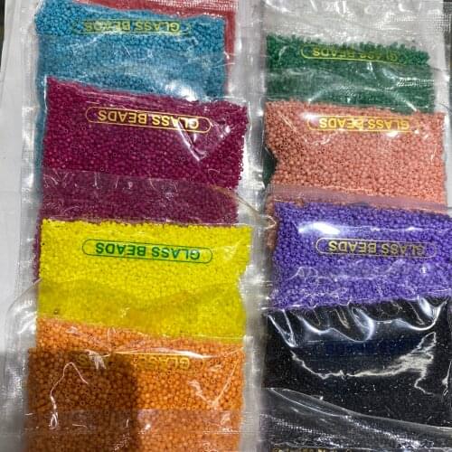 New Arrival 1.3x1.6mm 25g Retro Colorful Matte Glass Seed Beads Matellic Glass Seed Beads DIY Bracelets Necklace