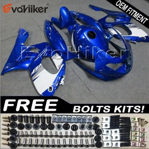 Custom fairing for YZF600R Thunderent 1997-2007 97-07ABS plastic motorcycle hull blue+gifts