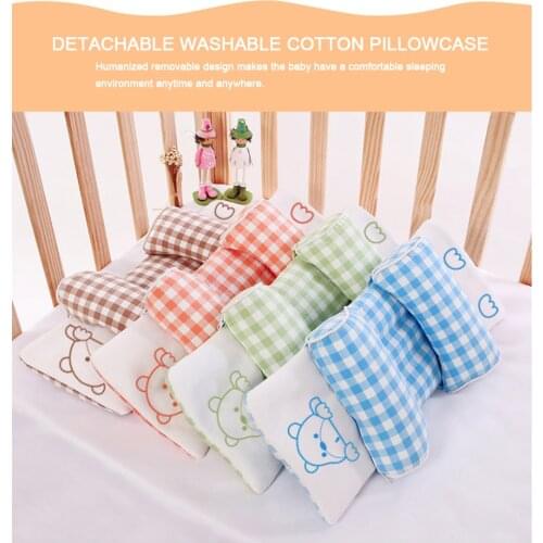 Newborn Baby INS Shaping Pillow Cute Backrest Cushion 0-1 Years Old Anti-head Correction Pillow Baby Bedding