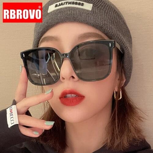RBROVO Classic Square Sunglasses Women Oversized Women Sun Glasses 2021 Brand Design Sunglasses For Women Retro Gafas De Mujer