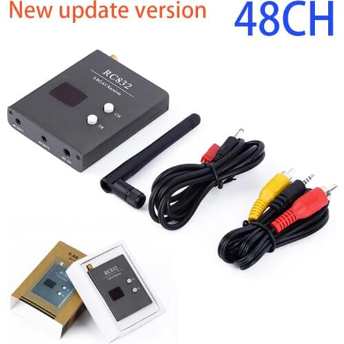 RC832 Boscam FPV 5.8G 48CH Wireless AV Receiver for RC Drones monitor FPV Transmitter Quadcopter DIY Spare Parts