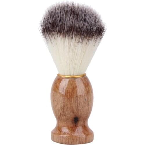 Badger Hair Mens Shaving Brush Salon Men Facial Beard Cleaning Appliance Shave Tool Razor Brush with Wood Handle for men