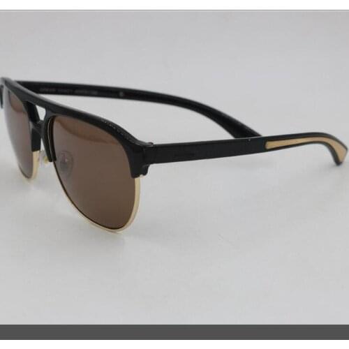 KAPELUS Sunglasses Brand Fashionable sunglasses in Europe and America have brown frames with metal half-frames