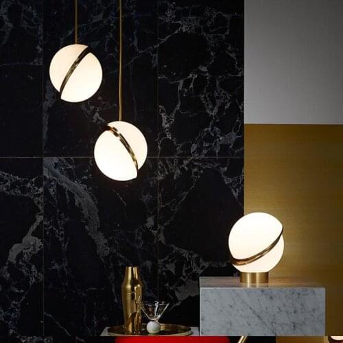 Modern led bulb Crescent Light pendant lamp Ac90-260v acrylic Fixture Lighting bar kitchen living room NEW