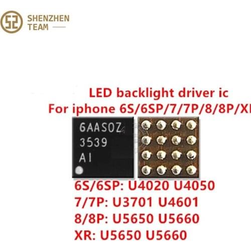 SZteam 50pcs/lot For iPhone 6S/6SP/7/8/X/XS/MAX /XR 3539A1 LM3539A1YFFR LM3539A1 backlight back light control IC chip
