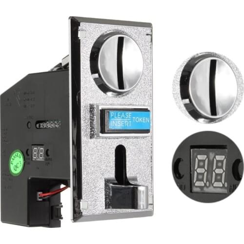 1 Set Multi Coin Acceptor Selector Electronic Advanced Front Entry CPU for A Variety of Coins For Coin Operated Games