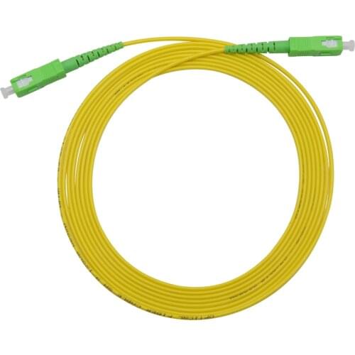 10PCS SC/APC Fiber Optic Patch Cord Cable Single Mode Simplex 2.0mm SC-SC 1/3/5/10/20/30M Jumper FTTH fiber optic jumper cable