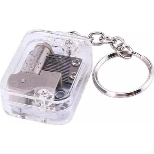 Kids 18 Tones DIY Music Box Music Movement Keychain Toys Baby DIY Music Box Handy Musical Instrument Toy for Baby Birthday Gifts