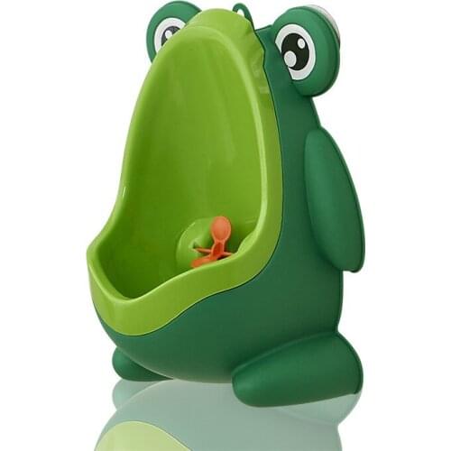 Frog Baby Potty Toilet Urinal Kids Potty training Baby Boys Pee Toilet infant Bathroom Wall-Mounted Urinal girls Travel Potty