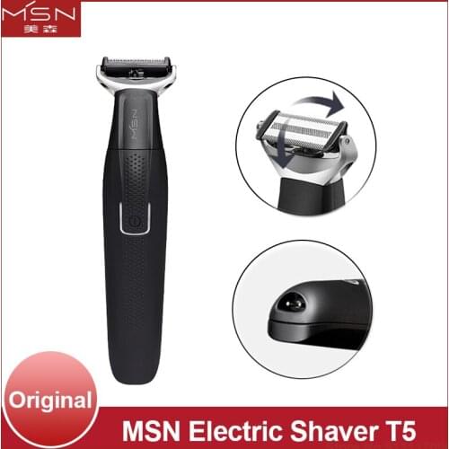 Xiaomi MSN Electric Shaver T5 IPX5 Waterproof Dry and Wet Usable Razor Beard Trimmer Hair Cutter Machine Portable Man Shaver