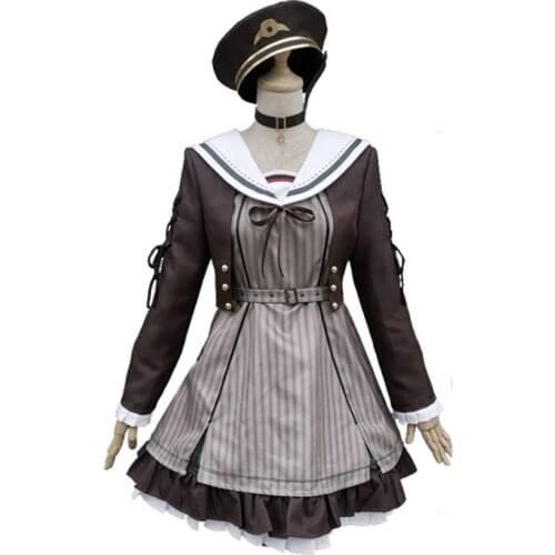 Hololive VTuber GAMERS YouTuber Shiranui Flare Cosplay Costumes Women Cute Dress Coat Halloween Carnival Uniforms Custom Made