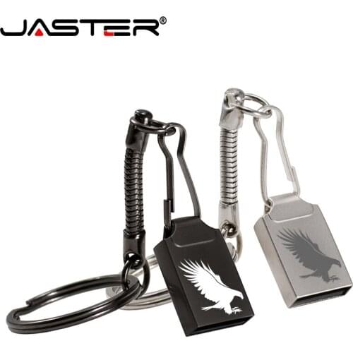 JASTER (over 10PCS free LOGO) metal black silver usb flash drive 4GB 8GB 16GB 32GB 64GB 128GB pendrive free shipping