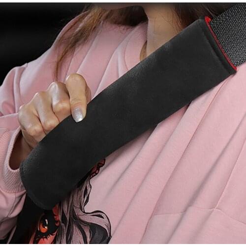 Car Seat Belt Cover for Tesla Model 3 S X Y Shoulder Sefety Leather Cover Child Protection Pads Belts Case