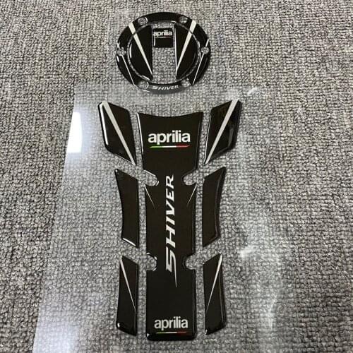 Motorcycle Gas Tank Sticker Fuel Cap Cover Pad Protector For TRTIUMPH 07-14 APRILIA SHIVER 750 990