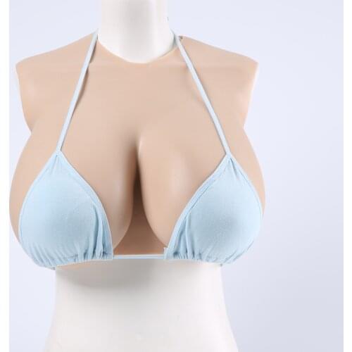 I Cup 4900g Silicone Breast Forms Large False Boobs Cool Summer Backness Hollow Style Crossdresser Drag Queen Shemale Fake Soft