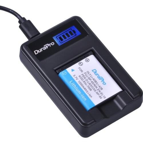 1pcs Li-40B LI-42B LI 40B 42B LI40B Batteries + LCD USB Charger for OLYMPUS FE160 FE190 FE210 FE220 FE230 FE240 FE250 Camera