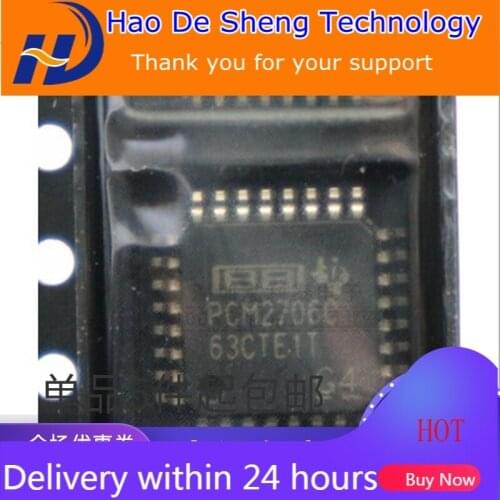10PCS/LOT PCM2706 PCM2706PJTR PCM2706CPJT PCM2706C QFP32 New Original In Stock