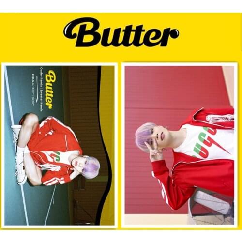 2PCS KPOP Bangtan Boys Butter Poster Wall Stickers JUNG KOOK V JIMIN JIN SUGA RM J-HOPE Fans Collection