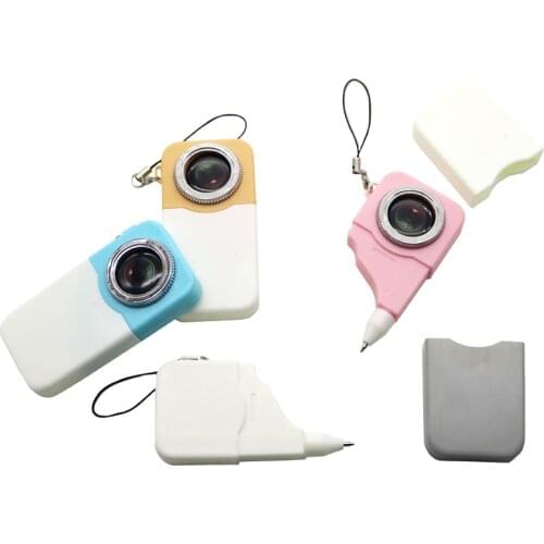 2 Pcs Camera Type Ballpoint Pen Cute Cartoon Pen Student Gifts For School Office Stationery Supplies Promotional Gifts