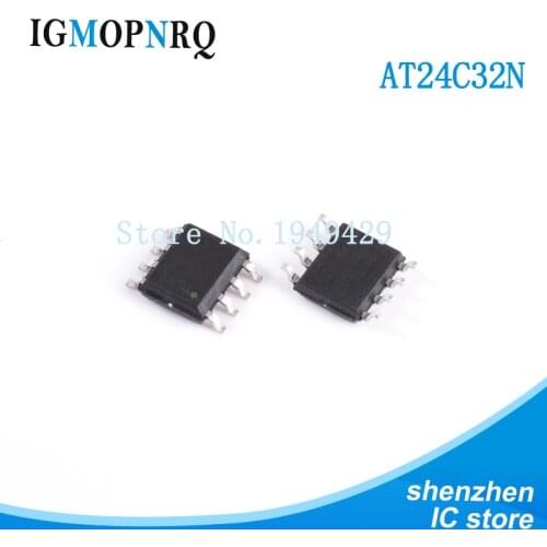 24C32 AT24C32 AT24C32N 10PCS/Lot New Storage Chip SMD SOP-8 at24c32 Wholesale Electronic