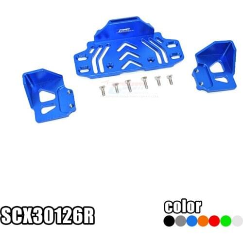 Aluminum alloy middle rear battery holder 3 pieces 1 set for Axial AXI03007 SCX10 III