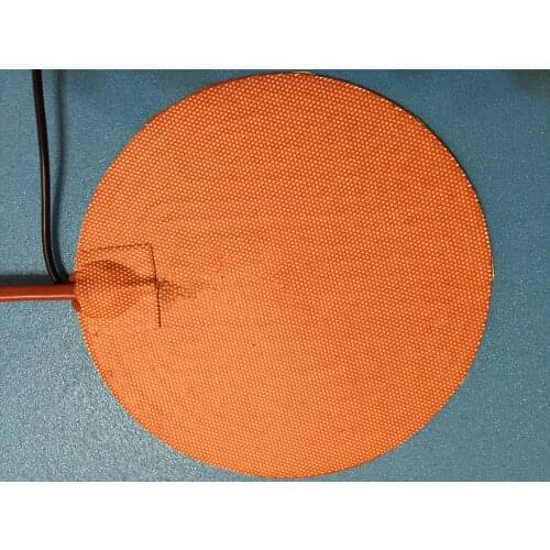 Electric heater Silicone pad riscaldatore 220v 800w Dia500MM con 3m adesivo abd 100k termistore oil silicone heater film heat