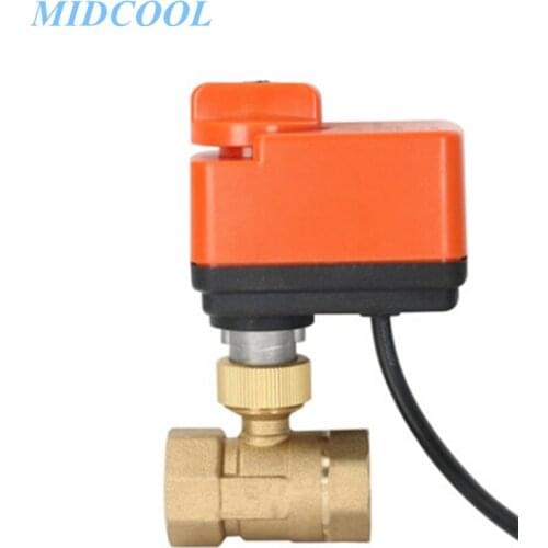 Electric Ball Valve FVQ21 Normally Open Normally Closed Three-way Two-way AC220V DN15 DN20 DN25 DN32 DN40 DN50