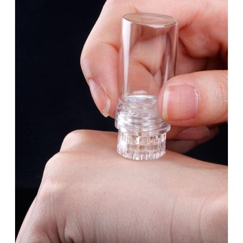 Hydra Micro Needle Applicator Glass Bottle Serum Injection into skin Reusable Microneedles