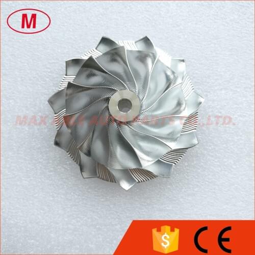 GT15-25 50.00/68.01mm 11+0 blades High Performance Turbo Billet compressor wheel/Aluminum 2024/Point Milling compressor wheel