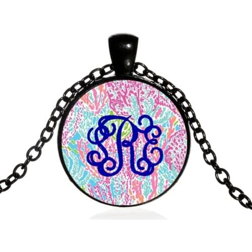Brain Activity Art Picture Pendant Glass Cabochon Necklace For Man Woman Jewelry as Gifts
