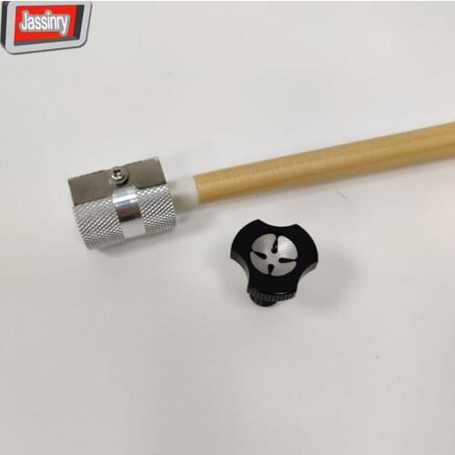 Jassinry 4in1 Mini-functional Pool cue tip repairer tool silver metal Billiard tip sharpener tools Billiards accessories