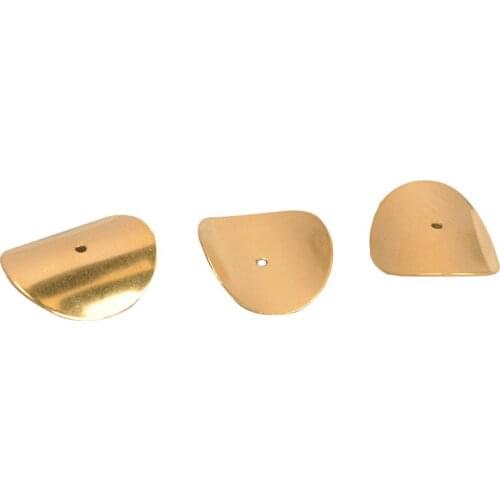 SEA MEW 200 PCS 10.5*15mm 17*20mm 20.5*25mm Metal Raw Brass Earrings Pendants Connector Charm For Jewelry Making