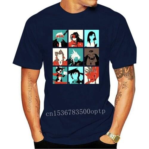 Jamychalsh Fashion Custom Tee Final Fantasy 7 T Shirts for Men