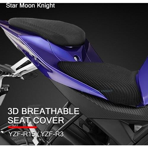 Motorcycle Accessories Protecting Cushion Seat Cover For Yamaha YZF-R15 YZF-R3 YZF R15 R3 R 15 3 Nylon Fabric Saddle Seat Cover