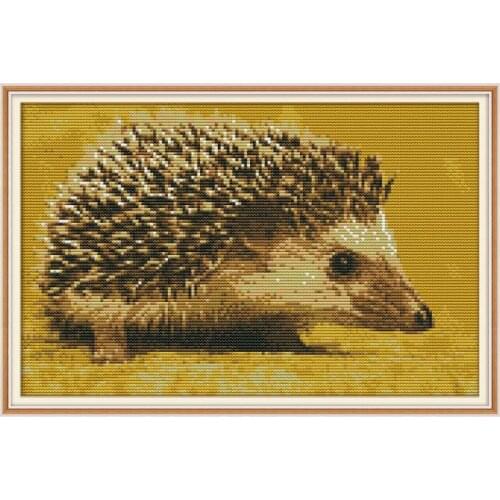 Kawai-Pinky cross stitch kit aida 14ct 11ct count print canvas cross stitches needlework embroidery DIY handmade