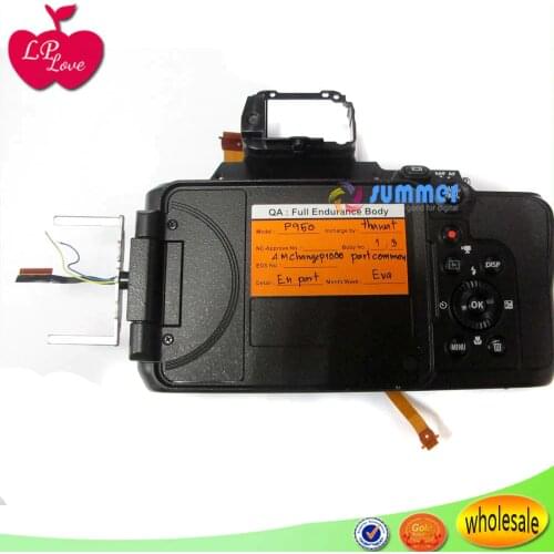 99%New Original P950 Back Cover With lcd Flex For Nikon P950 Screen Rotation Group Shell Camera Repair Part