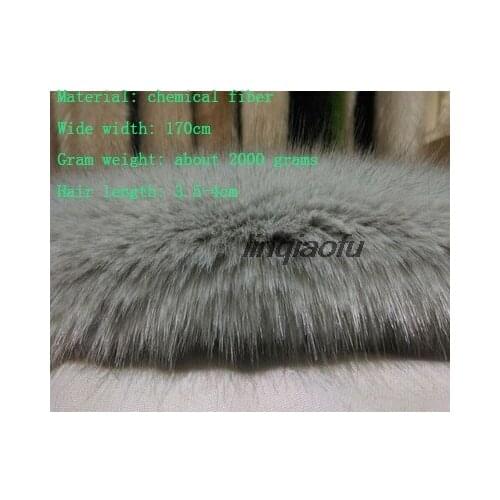 Faux fur fur cloth Artificial large fur shoes, neckline, plush fabric