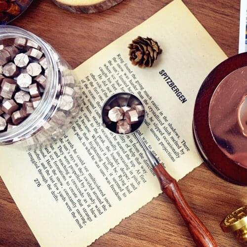 Wax Heating Scoop Vintage Spoons Durable Wax Seal Melting Pot Holder Spoon Burning Sticks for Sealing Stamps