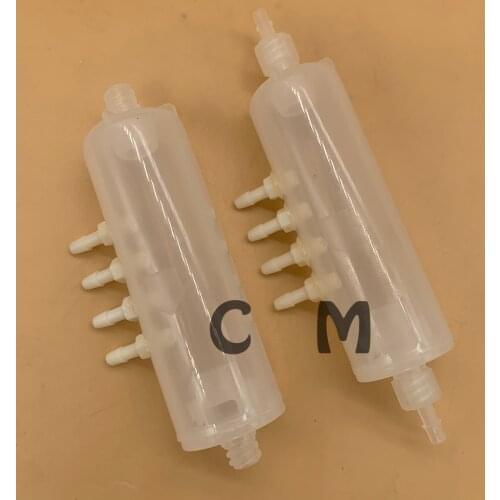 Inkjet printer White Ink Circulation Splitter diverter for XP600 4720 5113 printhead Ink Circulation Buffer Bottle 4 connector