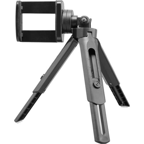 Mini Telescopic Smartphone Video Tripod Stand Handle Grip Compact Selfie Stick Stabilizer Tripod for Phone Clip
