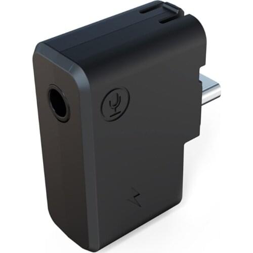 Extrenal Microphones and USB-C Port Dual Mic Adapter for Insta-360 One-X2 Camera