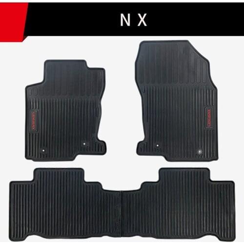Custom No Odor Carpets Waterproof Rubber Car Floor Mats for CT200H NX200 NX300H